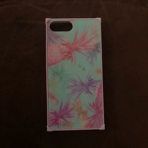 Neon pineapple iPhone 8/7/6 plus case